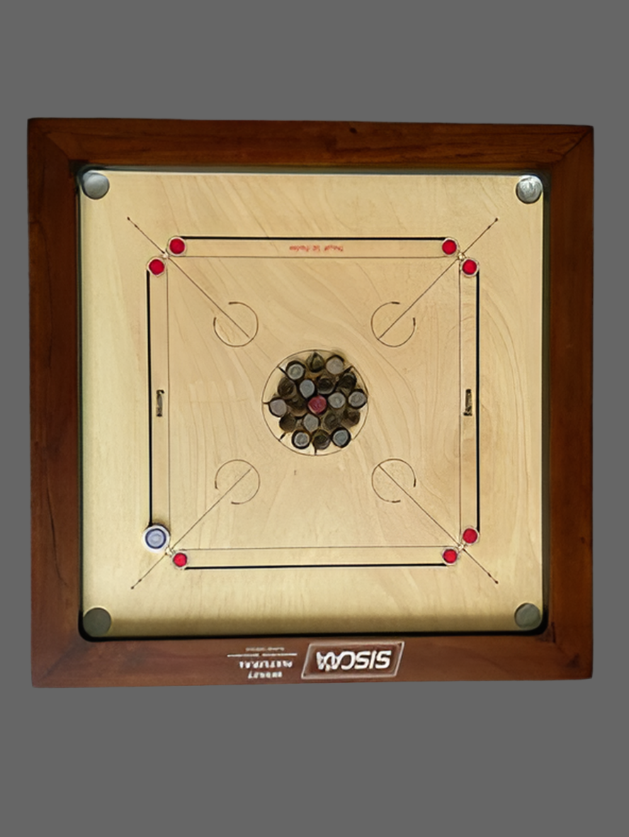 Carrom BoardSize (Finger Billets) Full Size Board