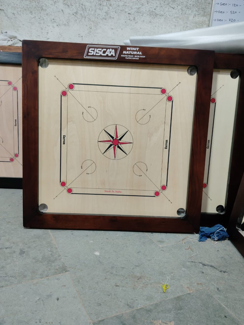 Carrom BoardSize (Finger Billets) Full Size Board