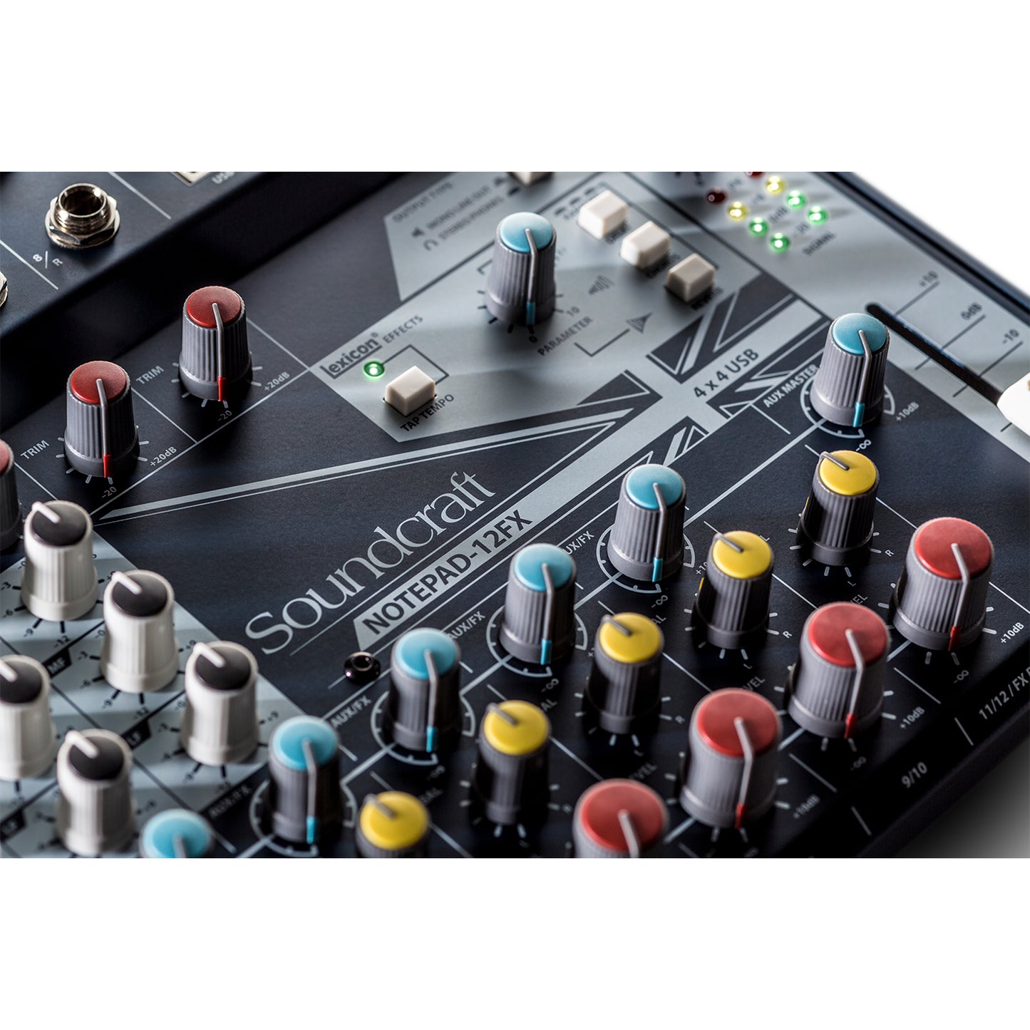 Soundcraft Notepad-12FX Small-Format Analog Mixing Console with USB I/O and Lexicon Effects