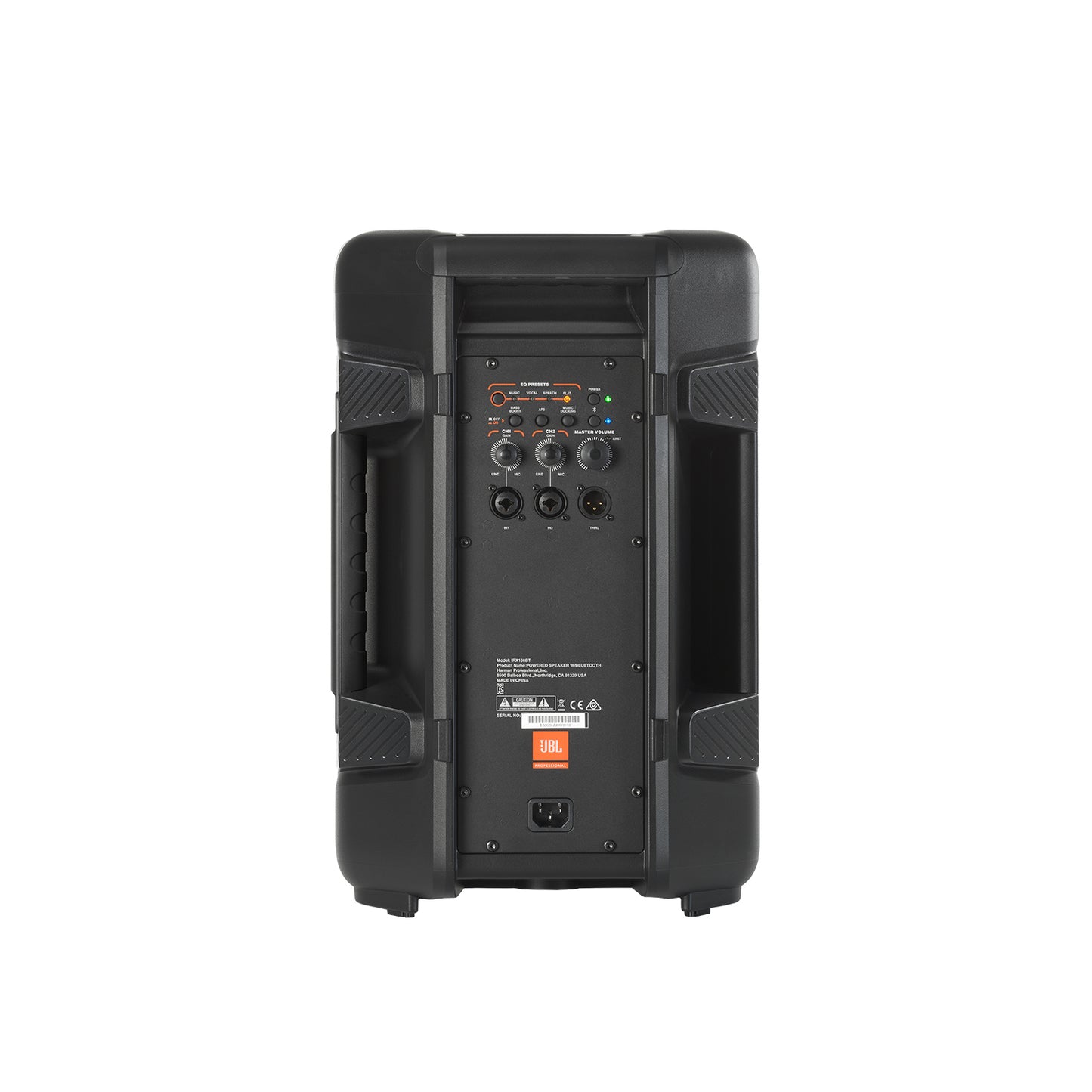 JBL IRX108BT POWERED 8" PORTABLE P.A. LOUDSPEAKER W/ BLUETOOTH